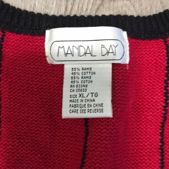 Mandal Bay Soccer Vest Vintage Deadstock Kitsch - Picture 2 of 5